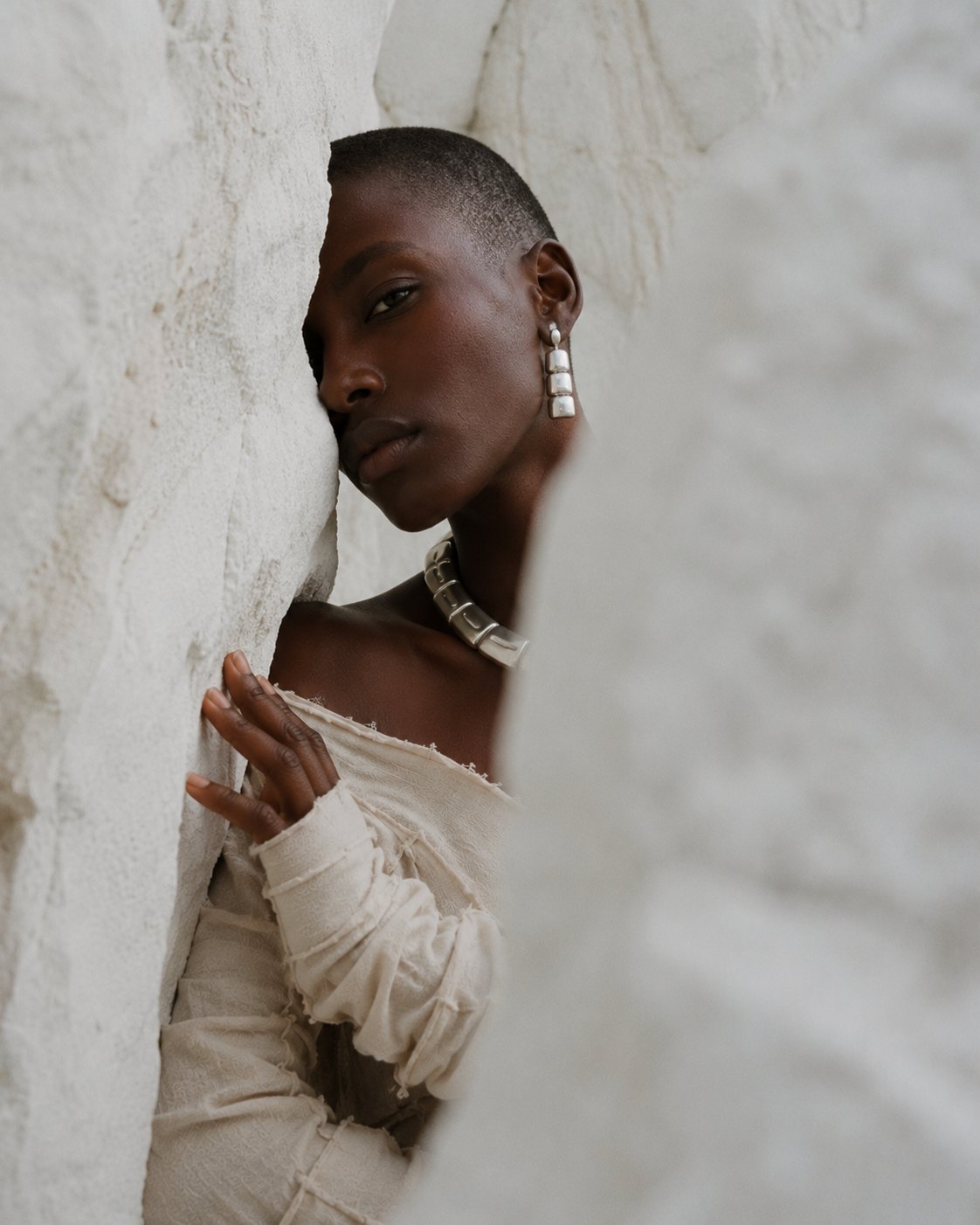 Shot in a white quarry, where nothing sparkles for free.