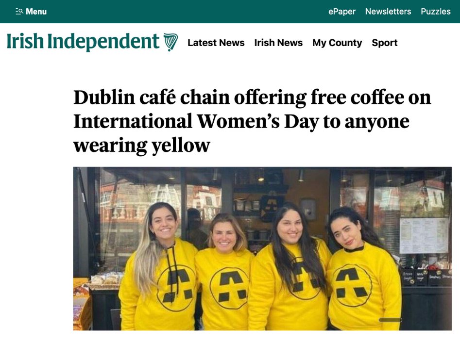 Irish Independent feature